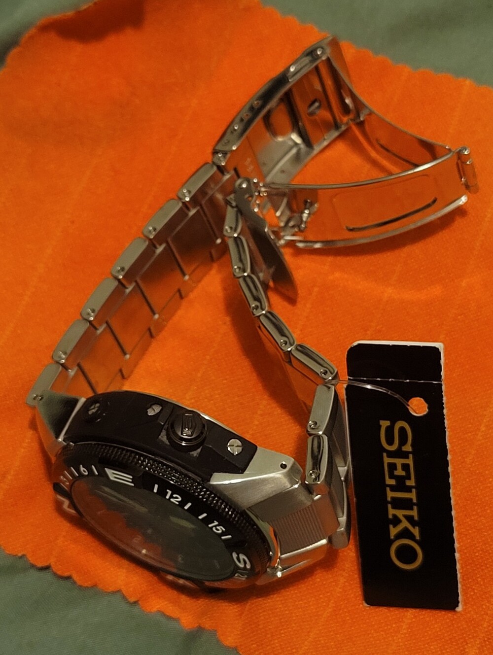 New W/Tags Seiko 5 Sports SKZ229 Map Meter Automatic Watch 200mtrs Divecore Chic - Picture 6 of 12